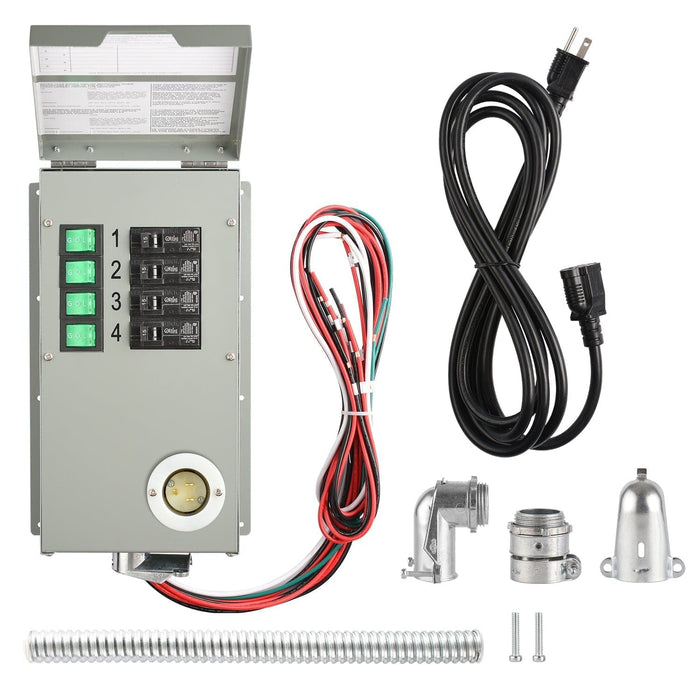 Nature's Generator 1800W Gold PE System Solar Power Transfer Kit