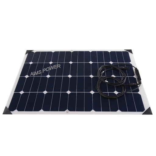 Aims Power 60 Watt Flexible Slim Solar Panel Main View