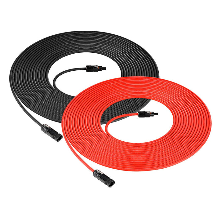 Rich Solar 10 Gauge (10AWG) Solar Panel Extension Cable Wire with Solar Connectors
