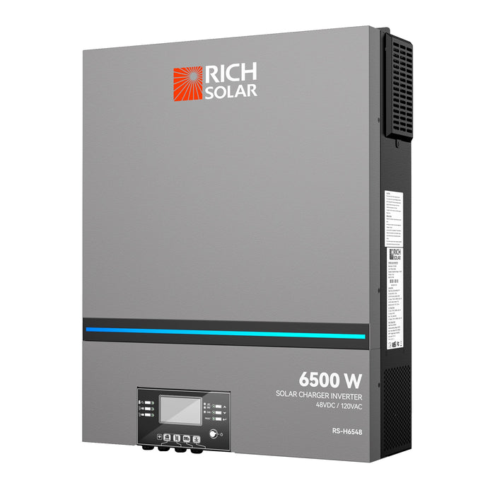Rich Solar 6500 Watt (6.5kW) 48V 550V PV Input Off-grid Hybrid Solar Inverter