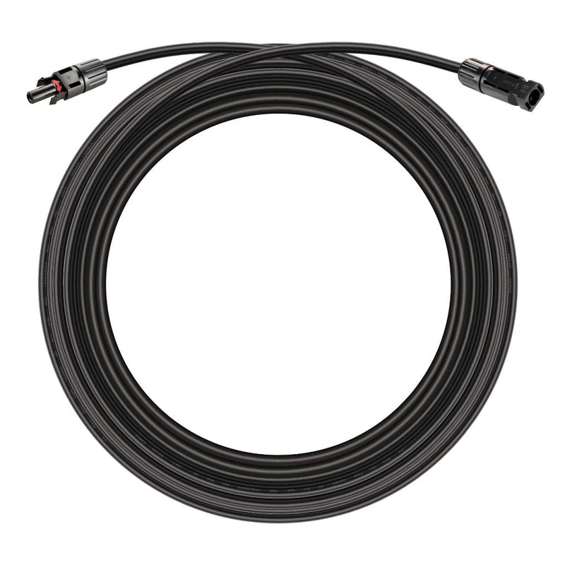 ich Solar Solar Panel Black Wire Extension Cable