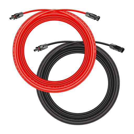 ich Solar Solar Panel Black and Red Wire Extension Cable