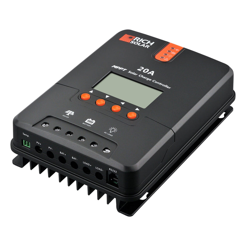 Rich Solar 20A MPPT Solar Charge Controller
