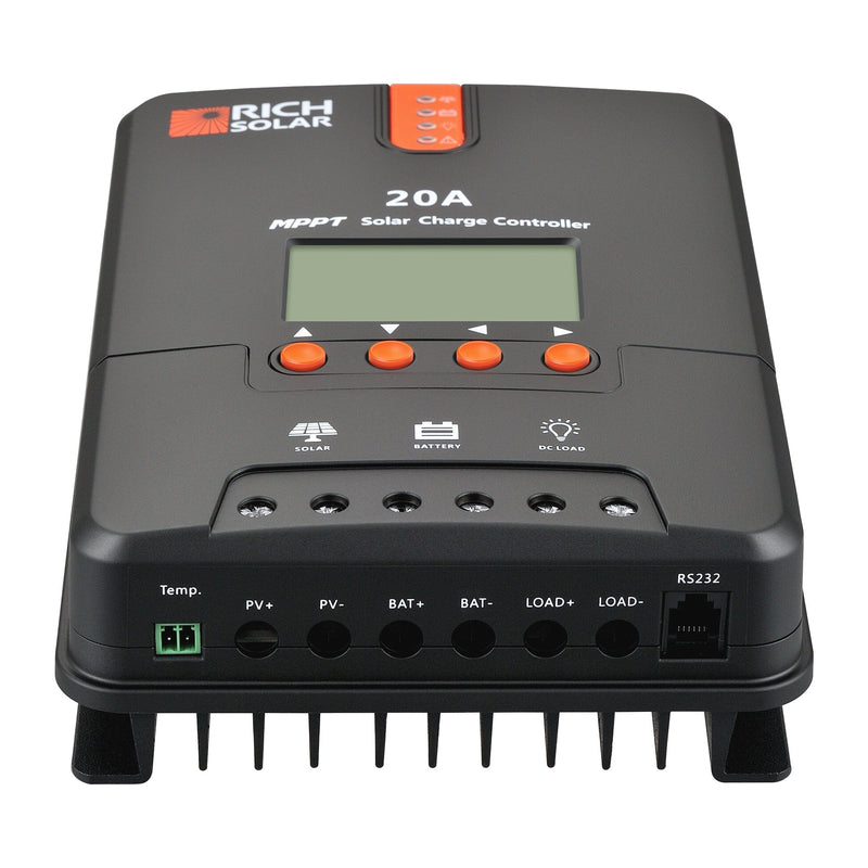 Rich Solar 20A MPPT Solar Charge Controller