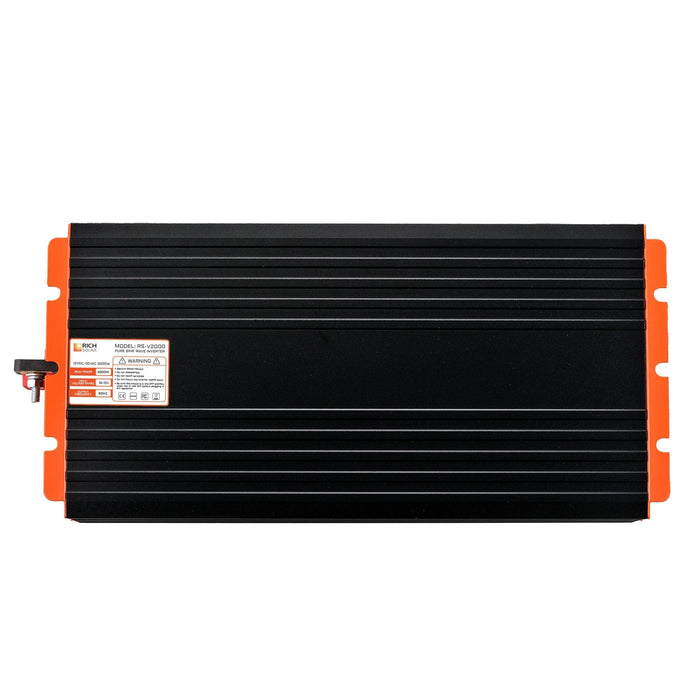Rich Solar 2000W Inverter Safety Label