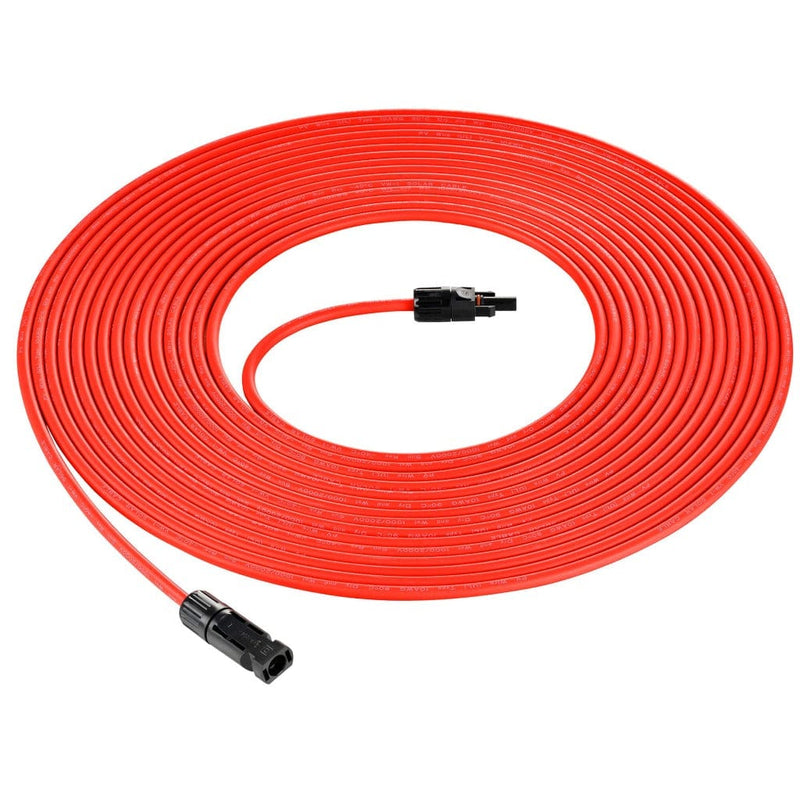 ich Solar Solar Panel Red Wire Extension Cable