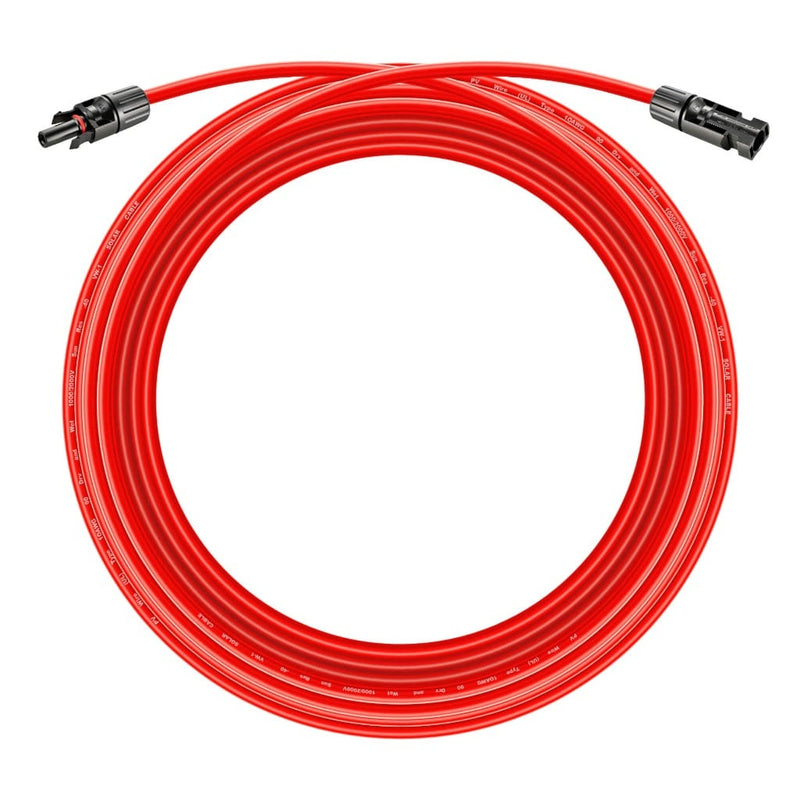 ich Solar Solar Panel Red Wire Extension Cable