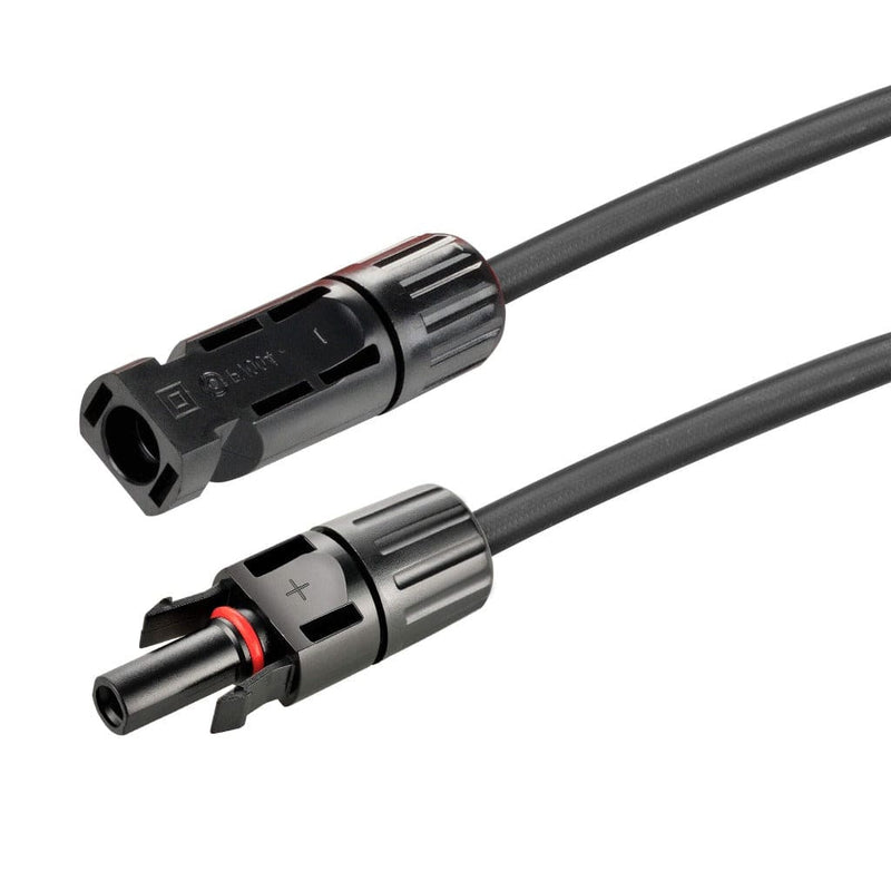 ich Solar Wire Extension Cable Black Connector