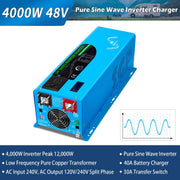 SunGold Power 4000W 48VPure Sine Wave Inverter Charger