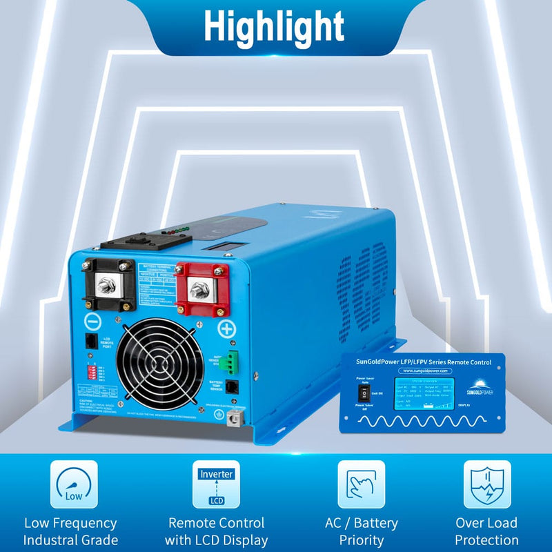 SunGold Power LFP Series Inverter Low Frequency Features