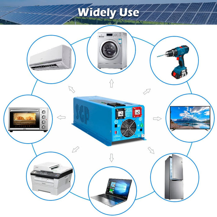 SunGold Power 6000W Wave Inverter Charger Widely Use