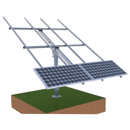 Aims Power 250-330 Watt Solar Pole Mount Racks for 6 Panels with Panels View