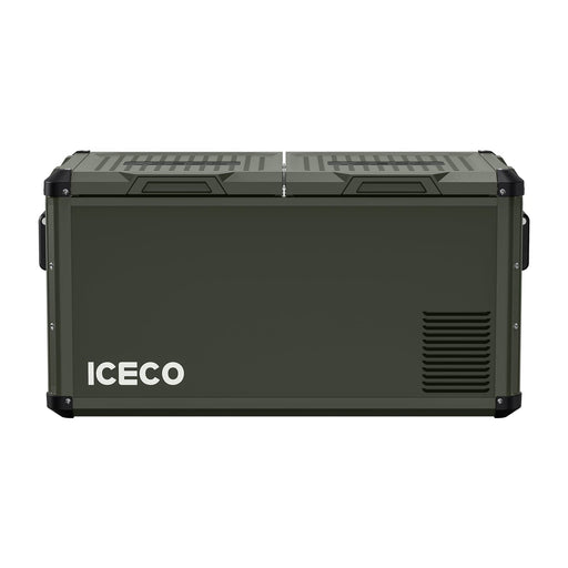 79.2QT VL75ProD Olive 12V Heavy Duty Metal Fridge Freezer| ICECO-Portable Fridge-www.icecofreezer.com