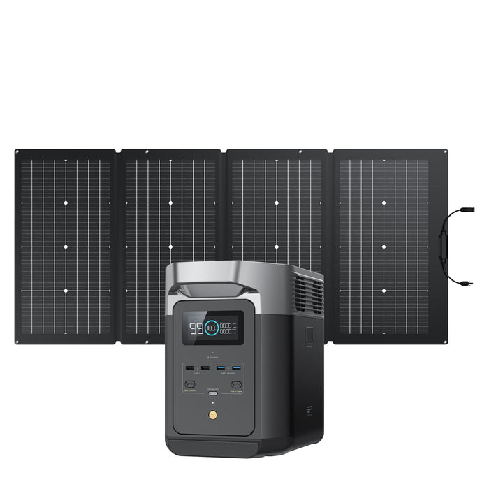 delta 2 with 220w solar panel