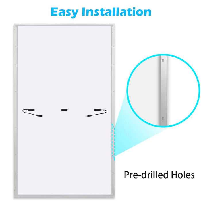 drilled holes