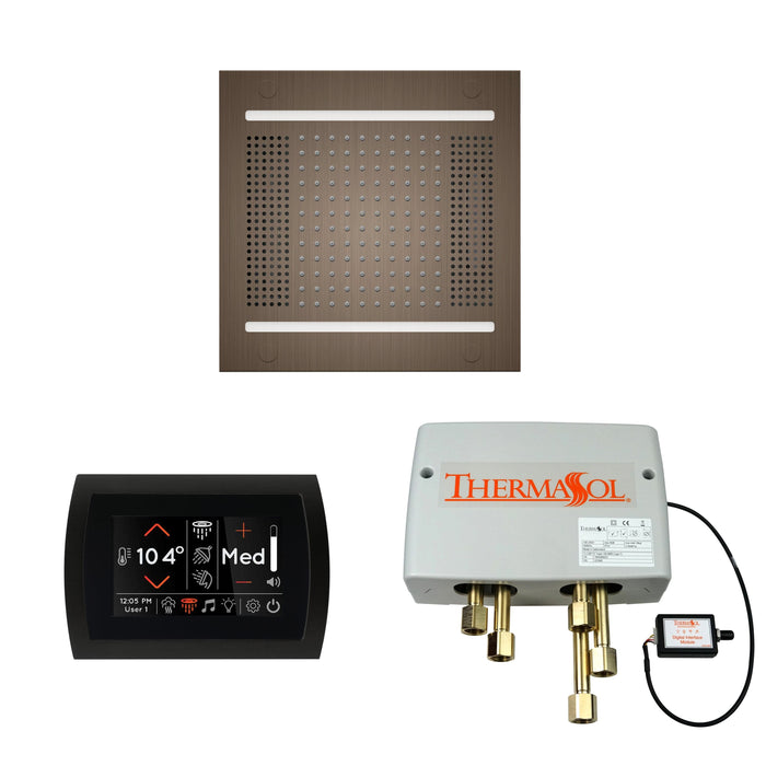 ThermaSol Wellness Shower Package with SignaTouch Round, HydroVive 14 Rainhead
