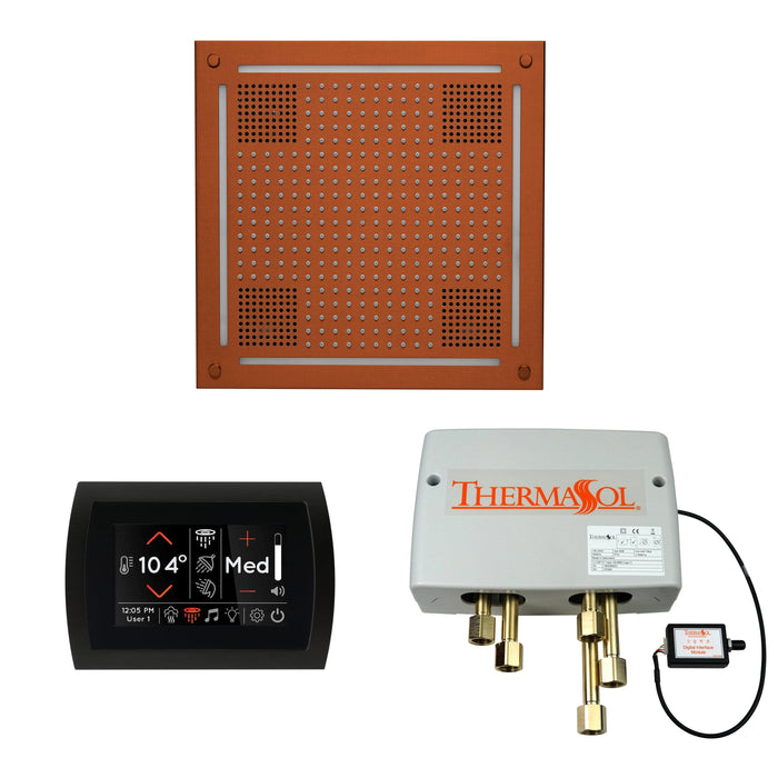 ThermaSol Wellness Shower Package with SignaTouch Round, HydroVive 18 Rainhead