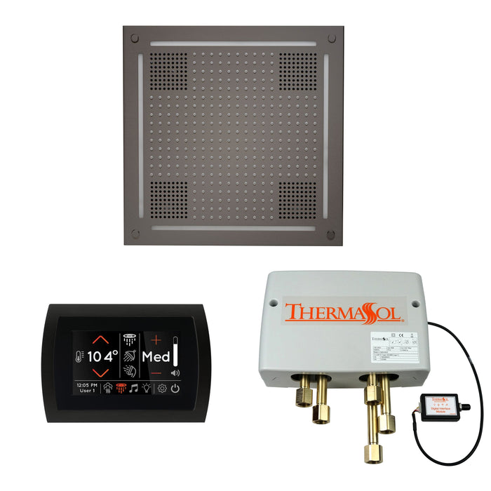 ThermaSol Wellness Shower Package with SignaTouch Round, HydroVive 18 Rainhead