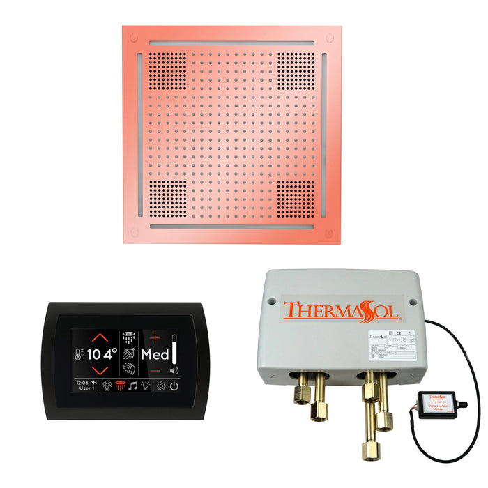 ThermaSol Wellness Shower Package with SignaTouch Round, HydroVive 18 Rainhead
