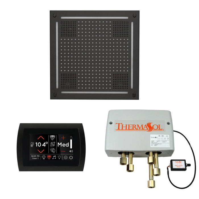 ThermaSol Wellness Shower Package with SignaTouch Round, HydroVive 18 Rainhead