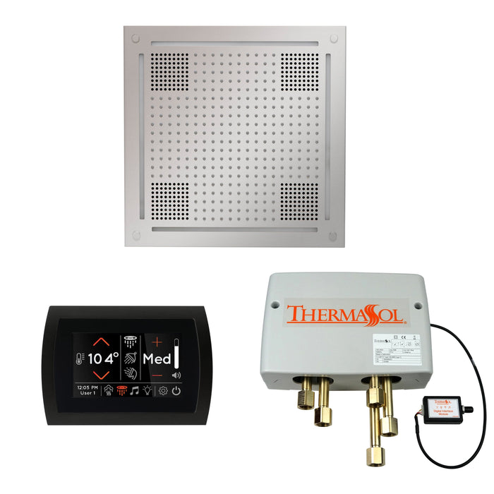 ThermaSol Wellness Shower Package with SignaTouch Round, HydroVive 18 Rainhead
