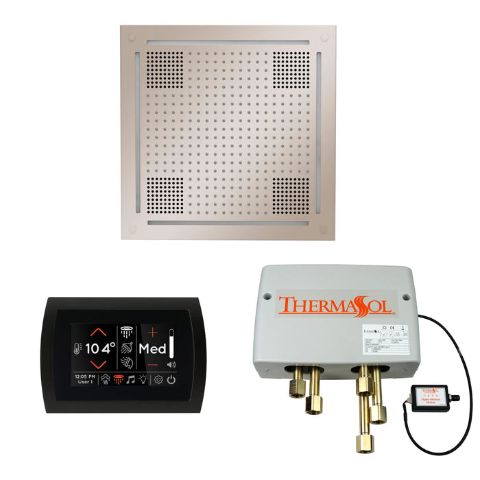 ThermaSol Wellness Shower Package with SignaTouch Round, HydroVive 18 Rainhead