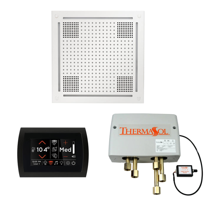 ThermaSol Wellness Shower Package with SignaTouch Round, HydroVive 18 Rainhead