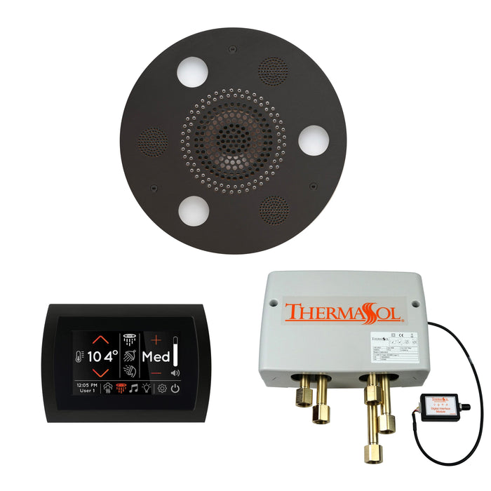 ThermaSol Wellness Shower Package with SignaTouch Control, Serenity Round Rainhead