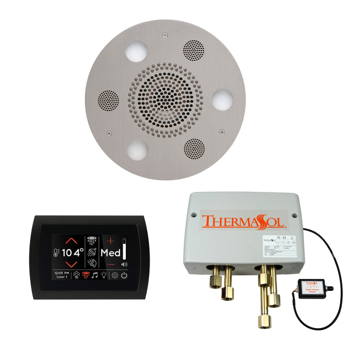 ThermaSol Wellness Shower Package with SignaTouch Control, Serenity Round Rainhead