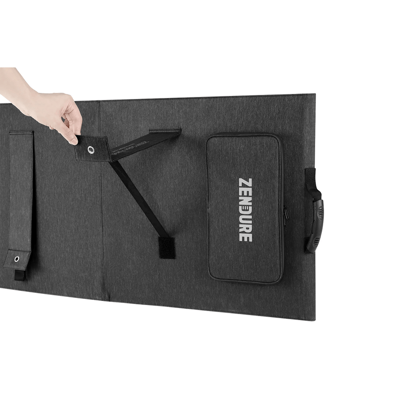 Straps of the Zendure 200W Solar Panel